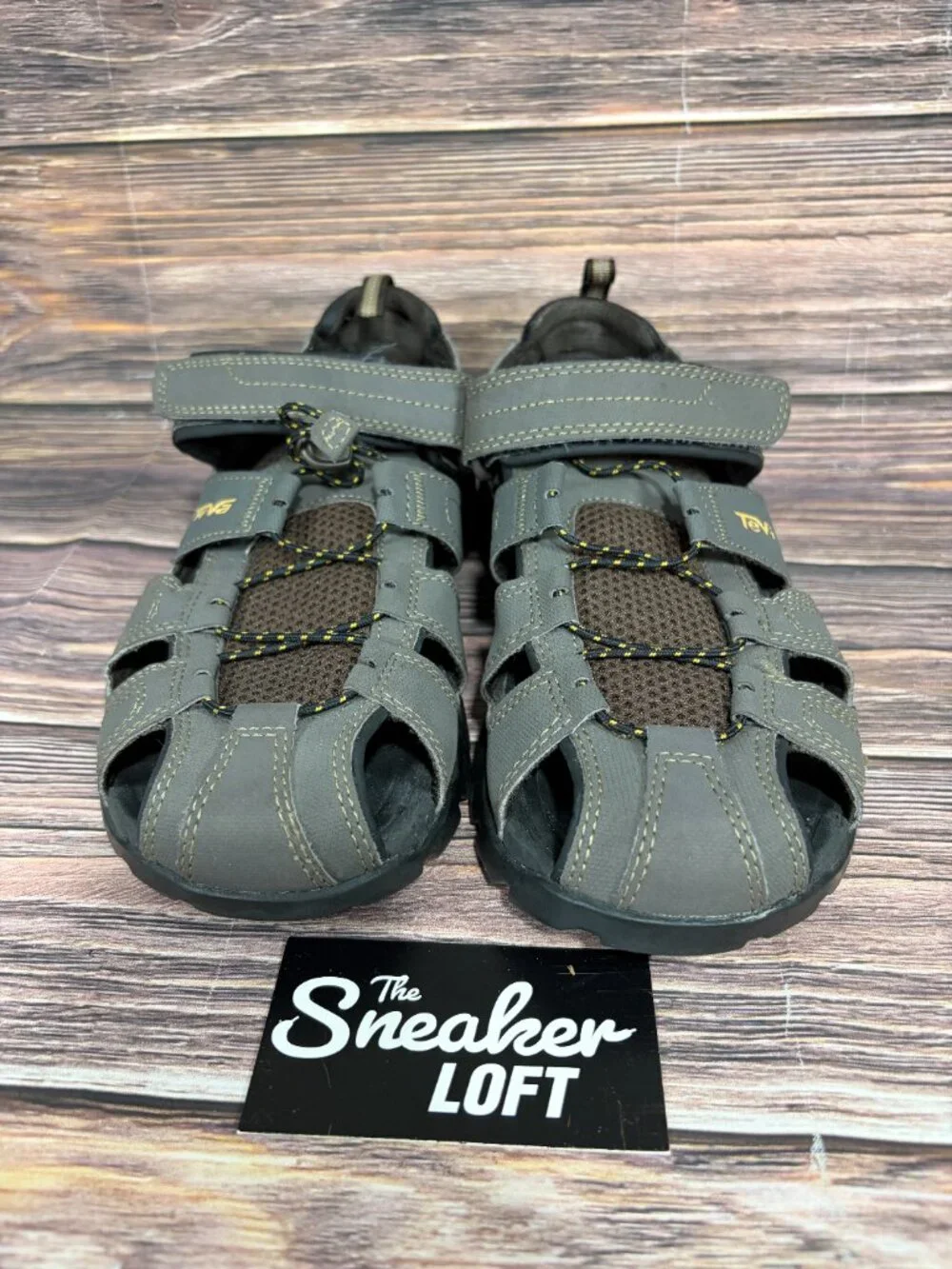 Teva Men's Forebay 2 Hiking Sandals Gray Brown Size 8‎